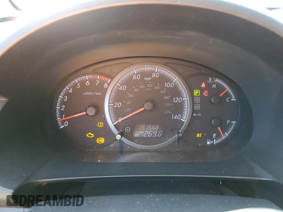 2009 Mazda 5 Touring with VIN JM1CR29L590344447, listed as a Copart auction lot 46549255 with 191,568 mi miles and Salvage Title. Bid and sale history available at carsss.com. Image 9.