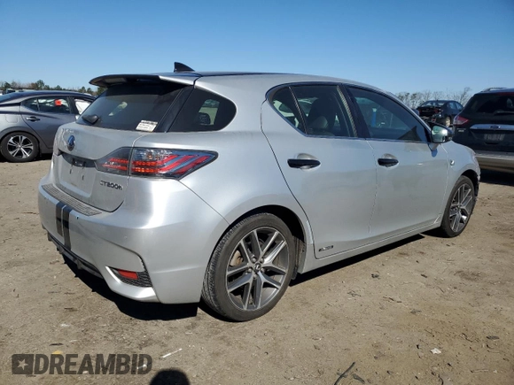 2015 Lexus CT 200h z VIN JTHKD5BH4F2220492, wystawiony jako Copart lot #48703315 z przebiegiem 144 549 mil mil oraz Szkoda całkowita • Salvage title. Historia ofert i sprzedaży dostępna na DreamBid. Obrazek 3.