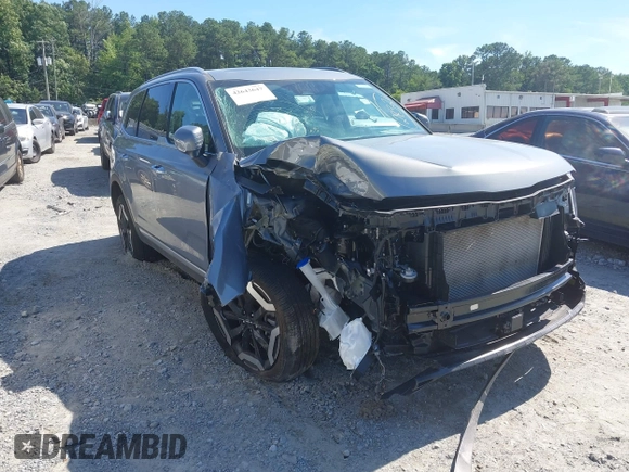 2025 Kia Telluride S with VIN 5XYP64GC6SG622930, listed as a IAAI auction lot 42643647 with 11,056 mi miles and . Bid and sale history available at DreamBid. Image 1.