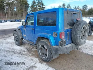 2014 Jeep Wrangler Sahara with VIN 1C4AJWBG0EL218217, listed as a IAAI auction lot 41263046 with 79,137 mi miles and . Bid and sale history available at DreamBid. Image 3.