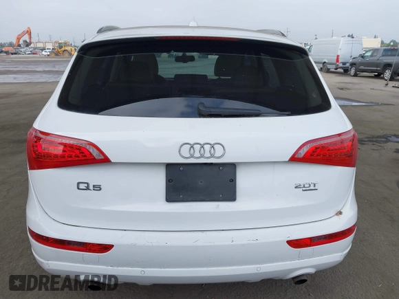 2012 Audi Q5 Premium Plus with VIN WA1LFAFP6CA019313, listed as a IAAI auction lot 42344103 with 95,091 mi miles and . Bid and sale history available at DreamBid. Image 16.