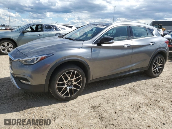 2017 Infiniti QX30 Premium with VIN SJKCH5CR4HA019019, listed as a Copart auction lot 63316445 with 83,712 mi miles and Salvage title. Bid and sale history available at DreamBid. Image 1.