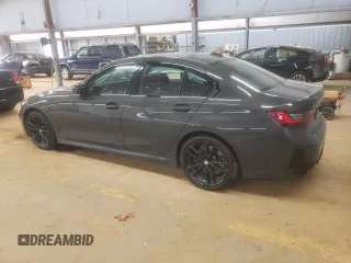 2024 BMW 3 Series M340i xDrive with VIN 3MW49FF07R8E07606, listed as a Copart auction lot 43649495 with 0 mi miles and Salvage Title. Bid and sale history available at carsss.com. Image 2.