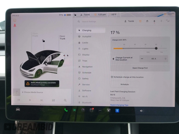 2020 Tesla Model 3 Performance z VIN 5YJ3E1EC4LF625109, wystawiony jako IAAI lot #41735149 z przebiegiem 95 010 mil mil oraz . Historia ofert i sprzedaży dostępna na DreamBid. Obrazek 18.