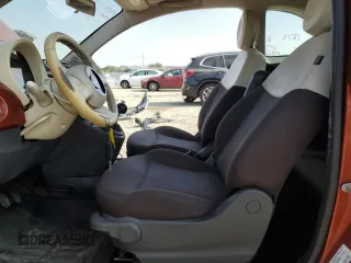2012 FIAT 500 Pop with VIN 3C3CFFDR1CT347856, listed as a Copart auction lot 61759385 with 126,388 mi miles and Salvage title. Bid and sale history available at DreamBid. Image 7.