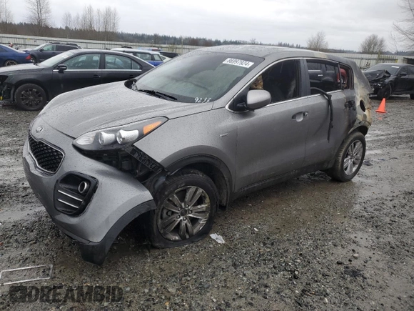 2017 Kia Sportage LX with VIN KNDPMCAC7H7289233, listed as a Copart auction lot 86997924 with Not Provided miles and Salvage Title. Bid and sale history available at DreamBid. Image 1.