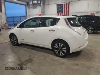 2016 Nissan LEAF S with VIN 1N4BZ0CP5GC306312, listed as a Copart auction lot 85034664 with 47,129 mi miles and Clean Title. Bid and sale history available at carsss.com. Image 2.
