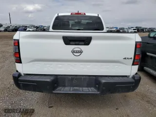 2023 Nissan Frontier S with VIN 1N6ED1CM9PN606440, listed as a Copart auction lot 54537205 with 58,103 mi miles and Salvage Title. Bid and sale history available at carsss.com. Image 6.