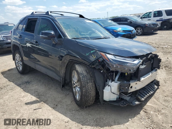 2024 Toyota RAV4 XLE Premium with VIN 2T3C1RFVXRW317486, listed as a Copart auction lot 55965795 with 32,478 mi miles and Salvage title. Bid and sale history available at DreamBid. Image 4.