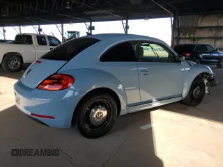 2014 Volkswagen Beetle with VIN 3VWH17AT4EM664448, listed as a Copart auction lot 72442064 with Not Provided miles and Salvage Title. Bid and sale history available at DreamBid. Image 3.