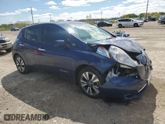 2016 Nissan LEAF SV with VIN 1N4BZ0CP4GC309783, listed as a Copart auction lot 52469784 with 0 mi miles and Non Repairable. Bid and sale history available at carsss.com. Image 4.