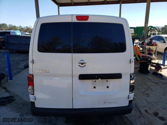 2016 Nissan NV200 S with VIN 3N6CM0KN2GK692367, listed as a Copart auction lot 48136205 with 166995 miles and Salvage Title. Bid and sale history available at carsss.com. Image 6.