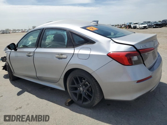 2022 Honda Civic Sport z VIN 2HGFE2F54NH515517, wystawiony jako Copart lot #54695585 z przebiegiem Nie podano mil oraz Szkoda całkowita • Salvage title. Historia ofert i sprzedaży dostępna na DreamBid. Obrazek 2.