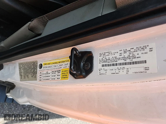 2020 Ford F-150 with VIN 1FTFX1C49LKD53369, listed as a IAAI auction lot 42725370 with 187,970 mi miles and . Bid and sale history available at DreamBid. Image 22.