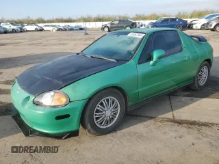 1993 Honda del Sol Si with VIN JHMEH6262PS016670, listed as a Copart auction lot 85052364 with 214,846 mi miles and Salvage Title. Bid and sale history available at carsss.com. Image 1.