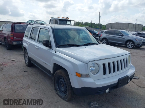 2017 Jeep Patriot Sport with VIN 1C4NJPBA5HD145525, listed as a IAAI auction lot 42096995 with 115,557 mi miles. Bid and sale history available at carsss.com. Image 1.