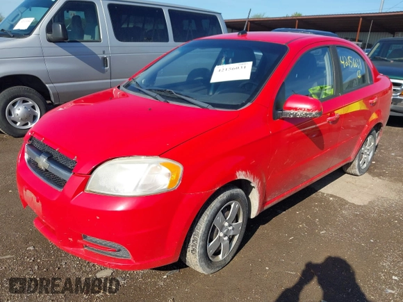 2010 Chevrolet Aveo 1LT with VIN KL1TD5DE9AB069349, listed as a IAAI auction lot 42156031 with 126,441 mi miles and . Bid and sale history available at DreamBid. Image 2.