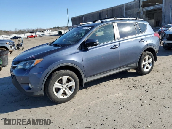 2013 Toyota RAV4 XLE with VIN JTMRFREV9D5020318, listed as a Copart auction lot 46440375 with 209,491 mi miles and Salvage Title. Bid and sale history available at carsss.com. Image 1.