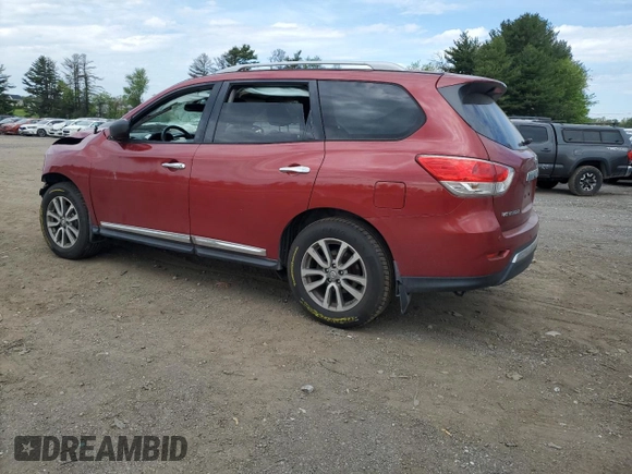 2013 Nissan Pathfinder SL with VIN 5N1AR2MM2DC679322, listed as a Copart auction lot 54982035 with Not provided miles and Salvage title. Bid and sale history available at DreamBid. Image 2.