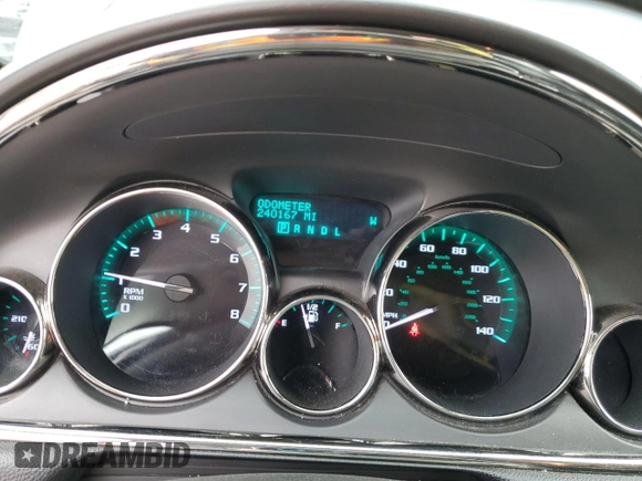 2015 Buick Enclave Leather with VIN 5GAKVBKD6FJ304217, listed as a Copart auction lot 50759425 with 240,167 mi miles and Clean Title. Bid and sale history available at carsss.com. Image 9.