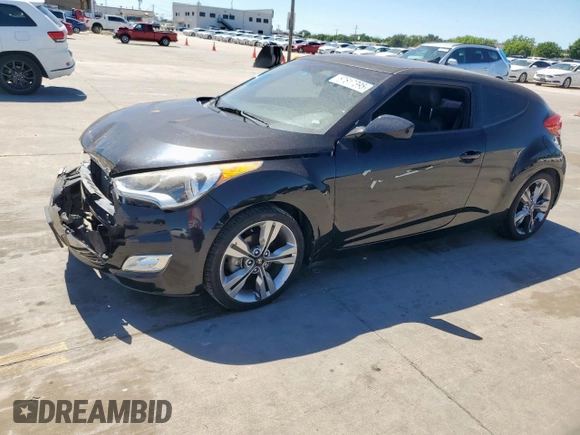2016 Hyundai Veloster z VIN KMHTC6AD0GU266707, wystawiony jako Copart lot #57617395 z przebiegiem 70 677 mil mil oraz Szkoda całkowita • Salvage title. Historia ofert i sprzedaży dostępna na DreamBid. Obrazek 1.