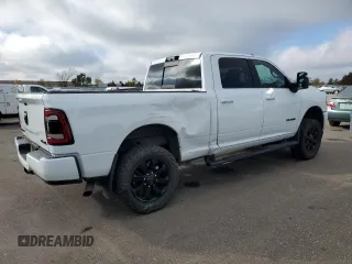 2023 Ram 2500 Laramie with VIN 3C6UR5FJ9PG597618, listed as a Copart auction lot 79045884 with 46,860 mi miles and Salvage title. Bid and sale history available at DreamBid. Image 3.