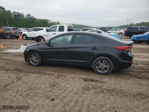 2018 Hyundai Elantra SEL with VIN 5NPD84LF6JH327850, listed as a Copart auction lot 51001335 with 95,066 mi miles and Salvage Title. Bid and sale history available at carsss.com. Image 2.