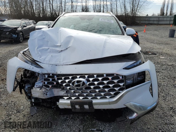 2022 Hyundai Santa Fe XRT with VIN 5NMS6DAJ7NH418018, listed as a Copart auction lot 47317835 with 18,938 mi miles and Salvage Title. Bid and sale history available at carsss.com. Image 5.