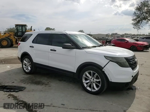 2013 Ford Utility Police Interceptor with VIN 1FM5K7AR2DGC92586, listed as a Copart auction lot 44148855 with 104,693 mi miles and Salvage Title. Bid and sale history available at carsss.com. Image 12.
