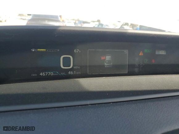 2017 Toyota Prius Two with VIN JTDKBRFU8H3575894, listed as a Copart auction lot 50074715 with 46,770 mi miles and Clean Title. Bid and sale history available at carsss.com. Image 9.