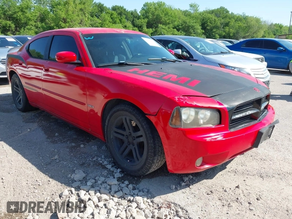 2006 Dodge Charger R/T with VIN 2B3KA53H36H500082, listed as a IAAI auction lot 42041310 with 216,989 mi miles and . Bid and sale history available at carsss.com. Image 1.