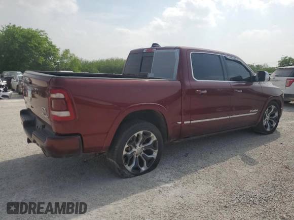 2019 Ram 1500 Limited with VIN 1C6SRFHT4KN588126, listed as a Copart auction lot 48947455 with 145,773 mi miles and Clean title. Bid and sale history available at DreamBid. Image 3.