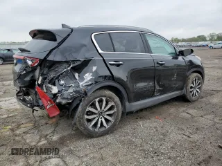 2017 Kia Sportage EX with VIN KNDPNCAC7H7151575, listed as a Copart auction lot 55811405 with 185,728 mi miles and Salvage title. Bid and sale history available at DreamBid. Image 3.