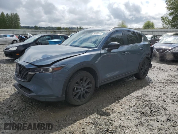 2023 Mazda CX-5 2.5 S Preferred Package with VIN JM3KFBCM3P0128607, listed as a Copart auction lot 54008445 with 26,852 mi miles and Salvage Title. Bid and sale history available at carsss.com. Image 1.