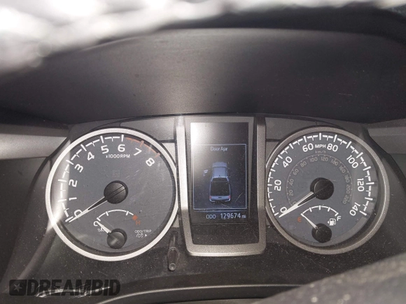 2018 Toyota Tacoma SR with VIN 3TMCZ5AN0JM166978, listed as a IAAI auction lot 41936143 with 129,674 mi miles. Bid and sale history available at carsss.com. Image 7.