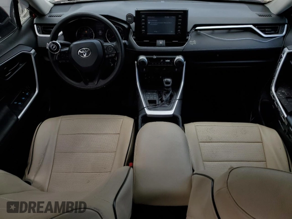 2019 Toyota RAV4 LE with VIN 2T3G1RFV5KC011417, listed as a Copart auction lot 50394495 with 116,687 mi miles and Salvage Title. Bid and sale history available at DreamBid. Image 8.
