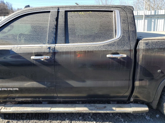 2022 GMC Sierra 1500 SLT with VIN 3GTU9DED8NG180664, listed as a Copart auction lot 47033665 with Not Provided miles and Salvage Title. Bid and sale history available at DreamBid. Image 12.