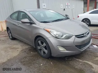 2012 Hyundai Elantra GLS with VIN 5NPDH4AE7CH086622, listed as a IAAI auction lot 42056652 with 302,842 mi miles. Bid and sale history available at carsss.com. Image 1.