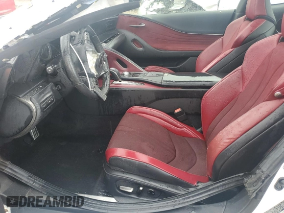 2018 Lexus LC 500h z VIN JTHHP5AY9JA000511, wystawiony jako Copart lot #56980995 z przebiegiem Nie podano mil oraz Szkody całkowita. Historia ofert i sprzedaży dostępna na DreamBid. Obrazek 7.