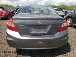 2012 Honda Civic EX-L with VIN 2HGFB2F98CH565717, listed as a Copart auction lot 56014695 with 159,440 mi miles and Salvage Title. Bid and sale history available at DreamBid. Image 6.