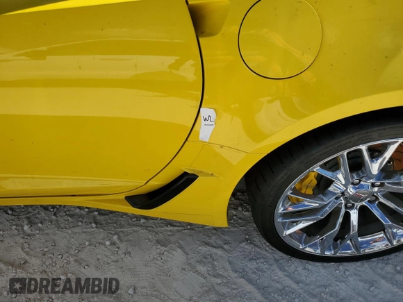 2016 Chevrolet Corvette Z06 3LZ with VIN 1G1YT2D61G5606286, listed as a Copart auction lot 77848104 with 0 mi miles and Non Repairable. Bid and sale history available at carsss.com. Image 12.