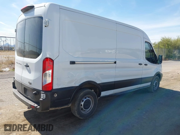 2019 Ford Transit with VIN 1FTYR2CM0KKB83667, listed as a IAAI auction lot 42170376 with 93,432 mi miles. Bid and sale history available at carsss.com. Image 4.