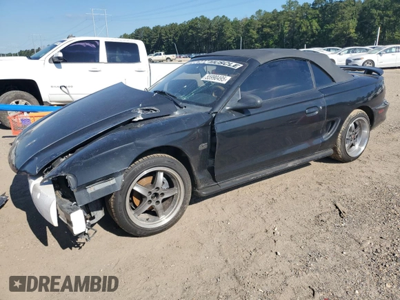 1994 Ford Mustang with VIN 1FALP45T2RF185428, listed as a Copart auction lot 55990495 with 111,353 mi miles and Salvage title. Bid and sale history available at DreamBid. Image 1.