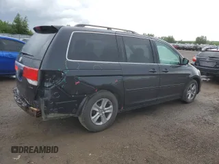2009 Honda Odyssey Touring with VIN 5FNRL38809B503357, listed as a Copart auction lot 58035914 with 191,671 mi miles and Salvage Title. Bid and sale history available at carsss.com. Image 3.