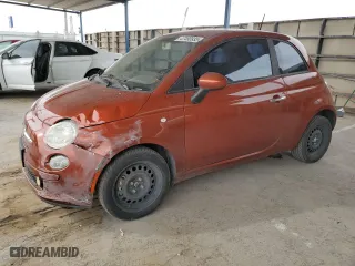 2012 FIAT 500 Pop with VIN 3C3CFFAR6CT269742, listed as a Copart auction lot 47490935 with 58,546 mi miles and Clean Title. Bid and sale history available at carsss.com. Image 1.