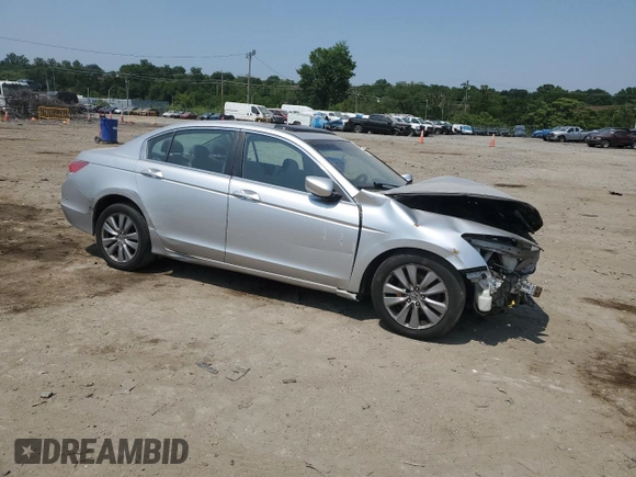 2012 Honda Accord EX with VIN 1HGCP2F79CA109405, listed as a Copart auction lot 59390915 with 181,359 mi miles and Salvage title. Bid and sale history available at DreamBid. Image 4.