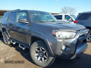 2021 Toyota 4Runner TRD Off Road Premium with VIN JTERU5JR0M5912797, listed as a IAAI auction lot 41796491 with 106,602 mi miles and . Bid and sale history available at DreamBid. Image 1.