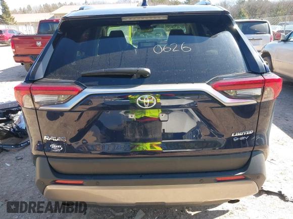 2025 Toyota RAV4 Hybrid Limited with VIN JTMD6RFV7SD570967, listed as a IAAI auction lot 41890626 with 1,186 mi miles. Bid and sale history available at carsss.com. Image 16.