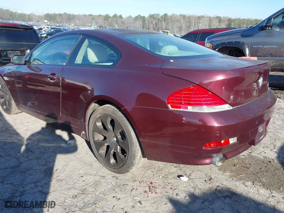 2007 BMW 6 Series 650i with VIN WBAEH13547CR51657, listed as a IAAI auction lot 41627772 with 139,147 mi miles. Bid and sale history available at carsss.com. Image 3.