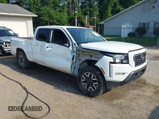 2023 Nissan Frontier SV with VIN 1N6ED1FK1PN652290, listed as a IAAI auction lot 42443397 with 38,876 mi miles and . Bid and sale history available at DreamBid. Image 1.